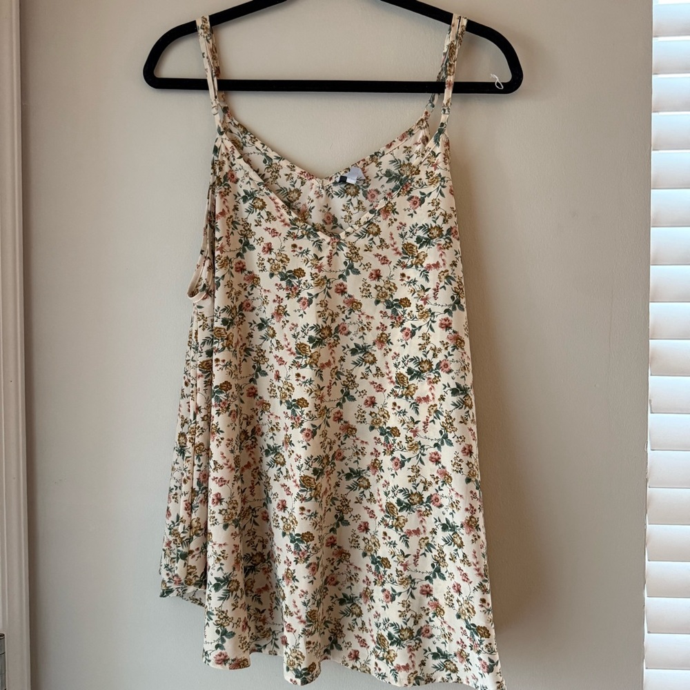 Floral Cream Women's Top